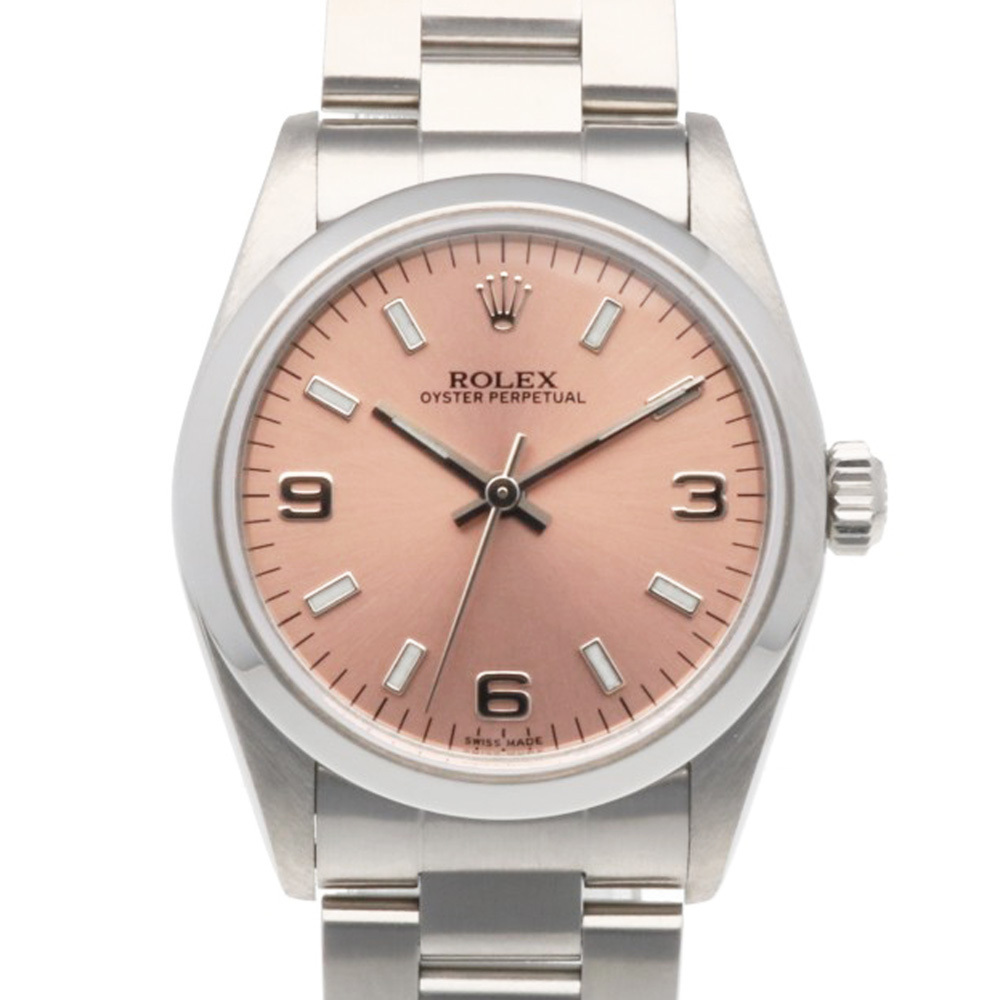 Rolex Oyster Perpetual Watch, Stainless Steel, 77080, Automatic Winding, Over...